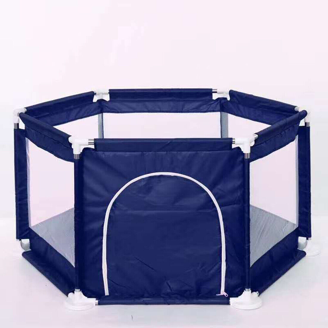 Happy & Safe Baby Playpen: Large 6-Sided Activity Center with Zipper