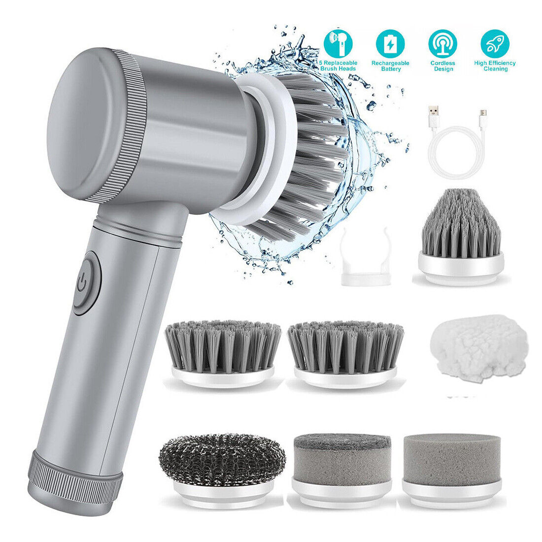 Tidy Home Electric Scrubbing Brush