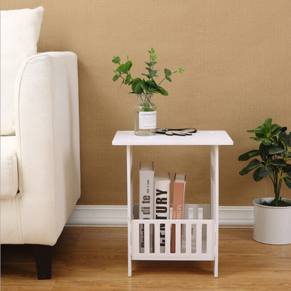 Compact White Bedside Cabinet: Smart Storage for Your Essentials